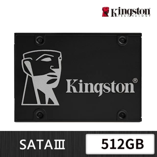 【Kingston 金士頓】KC600 512GB SATA ssd固態硬碟 SKC600/512G 讀 550M/寫 520M