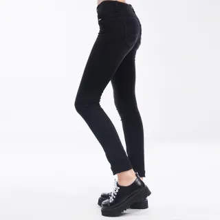 【BLUE WAY】女款 弧線 剪裁 高腰 窄直褲 牛仔褲- ET BOiTE 箱子