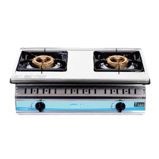 【HMK 鴻茂】不鏽鋼崁入型瓦斯爐(H-203AB NG1/LPG 含基本安裝)