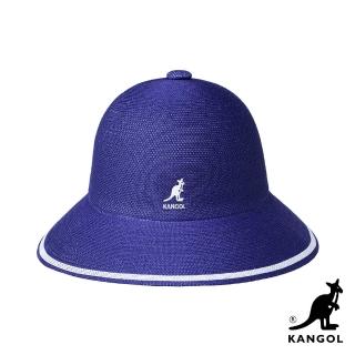 【KANGOL】TROPIC STRIPE 鐘型帽(茄紫色)