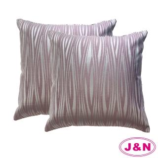 【J&N】愛妮緹花抱枕60*60紫(2入/1組)