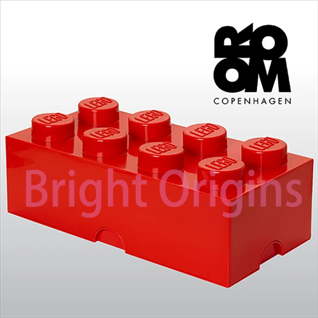 【Room Copenhagen】樂高 LEGO 八凸收納盒-紅色(40040630)