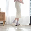 【AHUA 阿華有事嗎】韓國襪子 糖果純色條紋中筒襪 K0155(品質保證 韓國少女襪 韓妞必備)