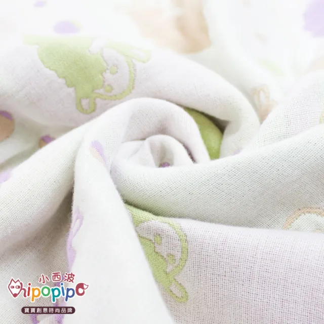 【hipopipo 小西波】和彩五層紗有機棉空氣毯/睡毯