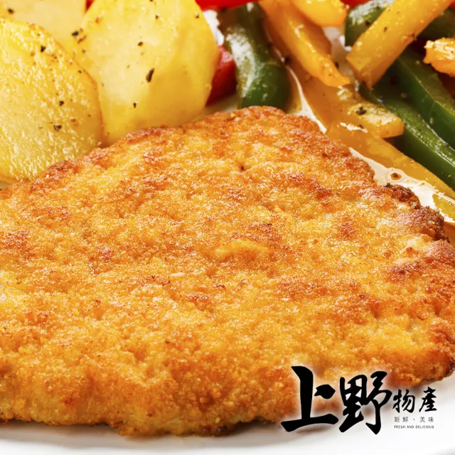 【上野物產】20片 酥脆雞排(100g/片) 黑胡椒、原味、檸檬、起司