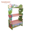 【Teamson】魔法花園兒童實木4層收納書架
