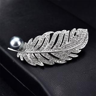 【Angel】高傲孔雀尊貴珍珠鑽胸針別針兩用(3色可選)