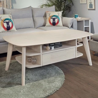 【H&D 東稻家居】洗白實木大茶几/TCS3-00085(大茶几 茶几 客廳桌 桌子 桌)