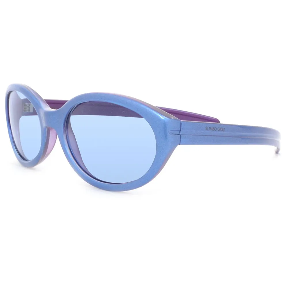 【Romeo Gigli】義大利俏皮透明感太陽眼鏡(藍-RG164-811)