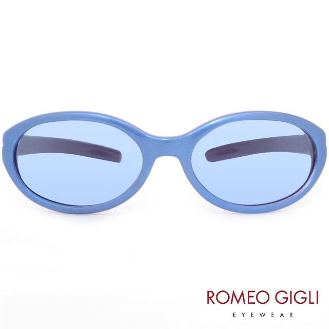 【Romeo Gigli】義大利俏皮透明感太陽眼鏡(藍-RG164-811)