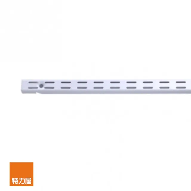 【特力屋】雅築壁掛式直立桿 198cm 白色