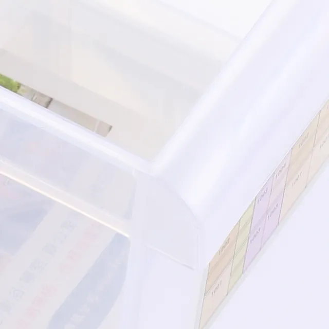 【特力屋】FINE隔板整理盒 附輪 深型款 22.1L/45*24.3*22.6cm  LF1001