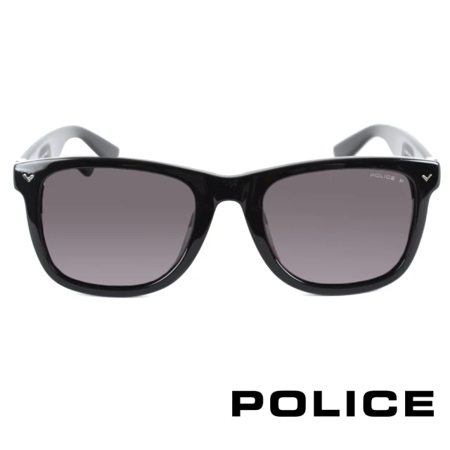 【POLICE】警察百搭款韓系經典造型太陽眼鏡(黑-POS1804-700P)