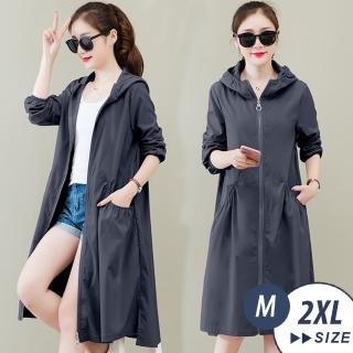 【LANNI 藍尼】現貨 韓式連帽女仕風衣外套-3色(M-2XL/售完不補)