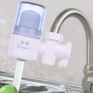 【BONum 博紐】雙重過濾雙出龍頭式濾水器雙濾心(椰殼 活性碳 透明殼 重複 麥飯石 陶瓷濾心)