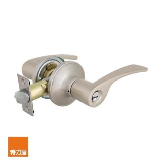 【加安牌】水平房門鎖 自動解閂不鏽鋼磨砂色 TLB4607