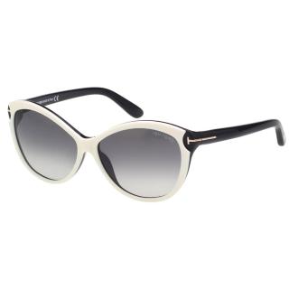 【TOM FORD】時尚 太陽眼鏡(白色)