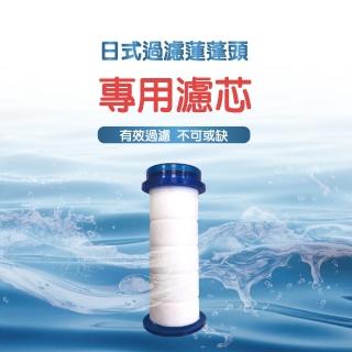 【佳工坊】日式360度三段式止水過濾蓮蓬頭(專用濾芯)