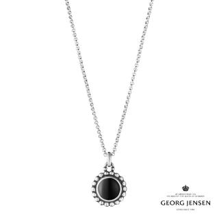 【Georg Jensen 官方旗艦店】MOONLIGHT BLOSSOM 項鍊(純銀 黑瑪瑙)