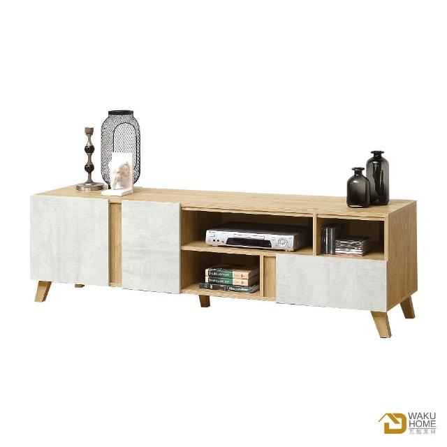 【WAKUHOME 瓦酷家具】JOYE清水模風格6尺電視櫃