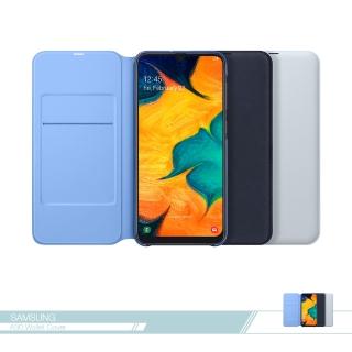 【Samsung 三星】原廠Galaxy A30專用 皮革翻頁式皮套(盒裝公司貨)