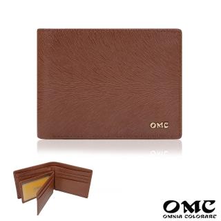 【OMC】10卡3照-馬鬃紋-可拆左右翻活頁牛皮短夾28804