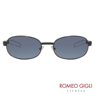 【Romeo Gigli】義大利造型摟空鏡腳太陽眼鏡(藍-RG179-498)