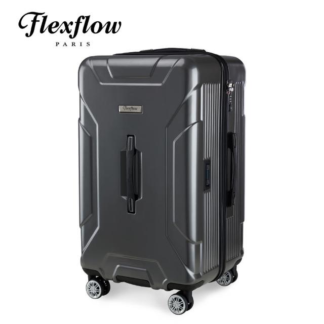 【Flexflow】太空灰 29吋 特務箱 智能測重 防爆拉鍊旅行箱(南特系列)