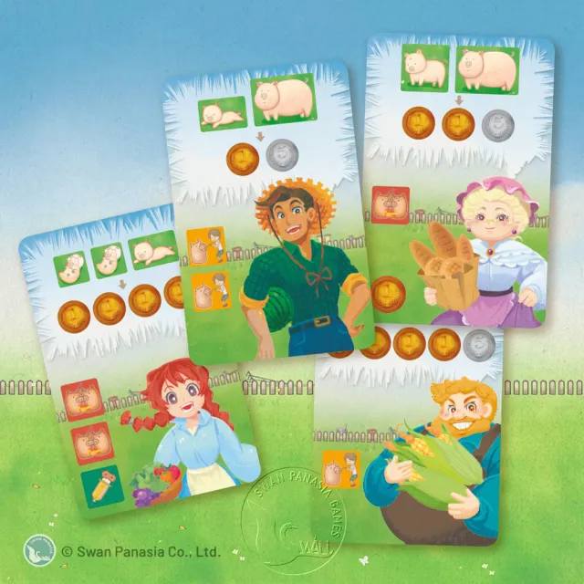 【新天鵝堡桌上遊戲】小小養豬趣 Happy Piggys(全家一起玩)