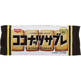 即期品【日本日清】椰酥餅乾-椰子96g(賞味期限:2025/02/28)