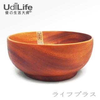 【UdiLife】品木屋。原木飯碗-大-4入組