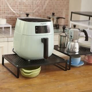 氣炸鍋架臺灣製40x30cm大款自選高低顏色單組(置物架櫥櫃架收納架)