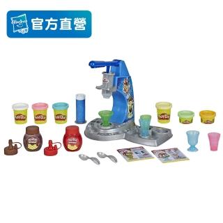 【PLAYDOH 培樂多】廚房系列-雙醬冰淇淋無毒黏土遊戲組E6688(廚房玩具組/扮家家酒玩具/早教玩具/黏土模具)