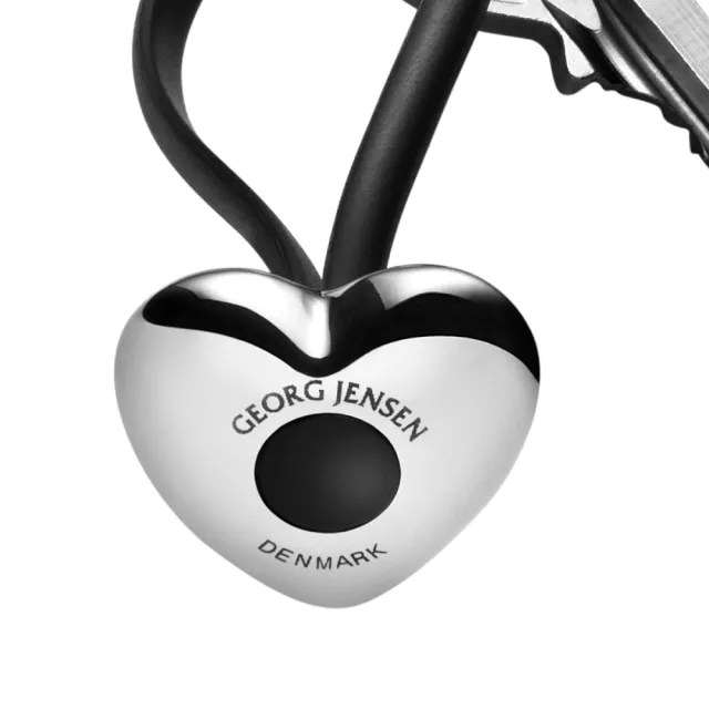 【Georg Jensen 官方旗艦店】HEART 鑰匙圈(不鏽鋼)