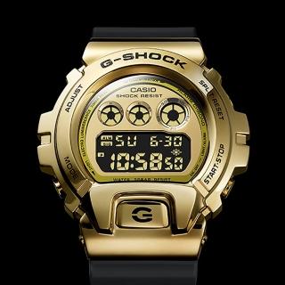 【CASIO 卡西歐】G-SHOCK DW-6900 25週年金屬手錶 送禮 禮物 推薦(GM-6900G-9)