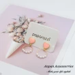 【Anpan】925銀針韓東大門泫雅少女愛心珍珠圈耳環-粉色