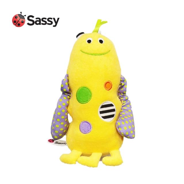 【美國 Sassy】小怪獸搖鈴安撫玩偶(長手拉里)