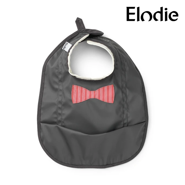 【Elodie Details】防水口袋圍兜(北歐王子領結 Bowtie stripe)