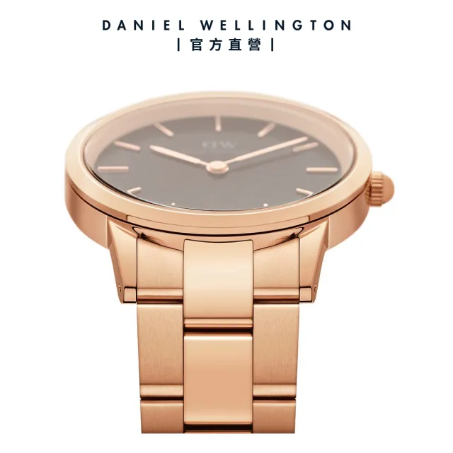 Daniel Wellington】DW 手錶Iconic Link 36mm/40mm精鋼錶特調玫瑰金