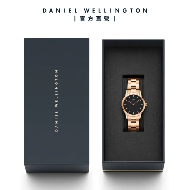 【Daniel Wellington】DW 手錶  Iconic Link 36mm/40mm精鋼錶 特調玫瑰金(DW00100210)