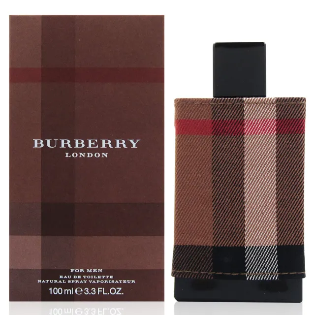 【BURBERRY 巴寶莉】London 倫敦男性淡香水 EDT 100ml 新版(平行輸入)