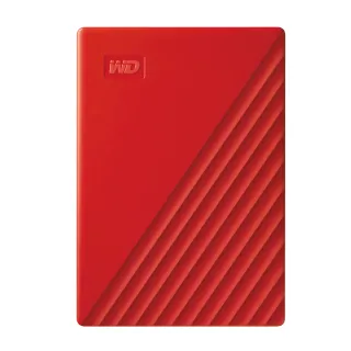 【WD 威騰】★My Passport 1TB 2.5吋行動硬碟(紅)