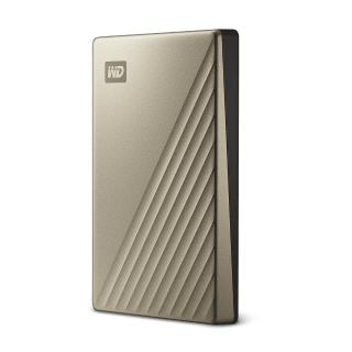 【WD 威騰】My Passport Ultra 2TB Type-C 2.5吋 行動硬碟 金