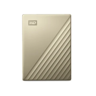 【WD 威騰】My Passport Ultra 2TB Type-C 2.5吋 行動硬碟 金