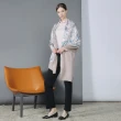 【矜蘭妃】100%喀什米爾捲邊鬆高領羊絨衫