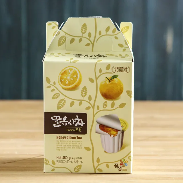 【Honey Citron Tea】蜂蜜柚子隨身茶球(30g*15顆/盒)