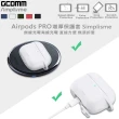 【GCOMM】AirPods Pro 增厚增強保護套 Simplisme 熱情紅(增厚 2.5mm Simplisme)