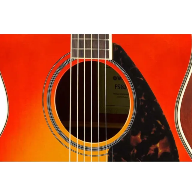 【Yamaha 山葉音樂】FS820 AB 民謠木吉他 火紅漸層色(原廠公司貨 商品保固有保障)