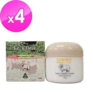 【澳洲Natures Care】Leimei 超滋潤綿羊霜含維他命E(4入組100g/罐)