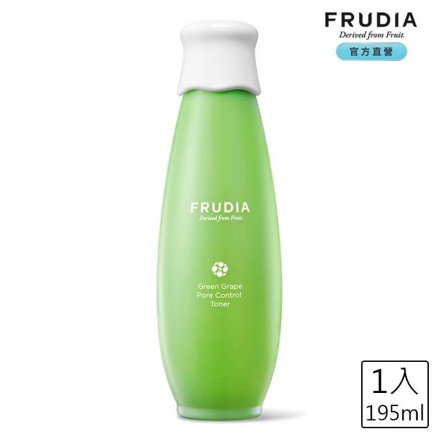 【FRUDIA】有拭無孔 青葡萄毛孔調理化妝水195ml(不含酒精/清爽收斂毛孔化妝水)